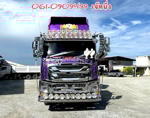 🔥ลดล้างสต๊อก สิบล้อดั้มพ์พ่วง Isuzu Fxz  360 แรงม้า ปี 2566 (9107,9108)