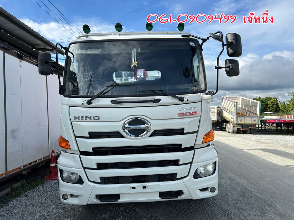 สิบล้อหัวลากติดเครน  Hino FM1A 344 แรงม้า ปี 62 (0293)