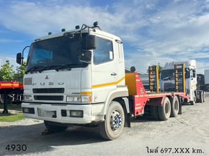สิบล้อพื้นเรียบมีสะพาน Fuso Fv 380 แรงม้า ปี 58 (4930) สิบล้อพื้นเรียบมีสะพาน Fuso Fv 380 แรงม้า ปี 58 (4930)