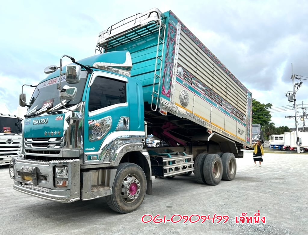 🔥จองวันนี้อีก 2 เดือนค่อยรับรถก็ได้ สิบล้อดั้มพ์เดี่ยว Isuzu Fxz 360 แรงม้า ปี 2566 (8073)
