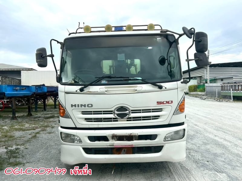 หกล้อติดเครน HINO FG8J  212 แรงม้า 2556 (7098)