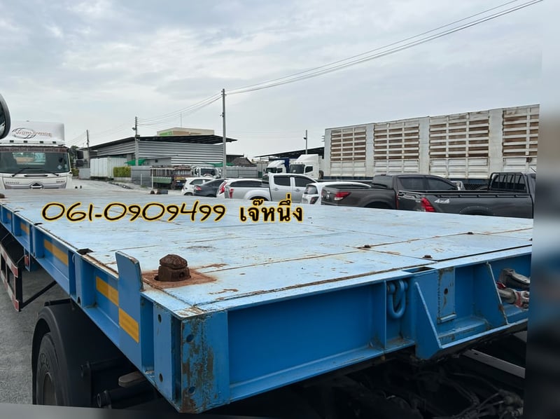 🔥ซื้อคู่หัวหางช่วยดาวน์ 120,000 บาท  หางพื้นเรียบสามเพลา อู่ เสรีชัย ปี 2564 (4380)