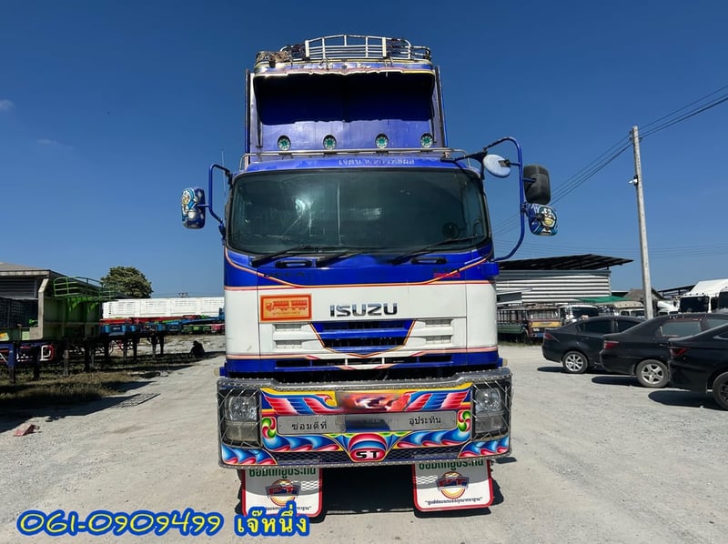 🔥ด่วน!! VายตัดSาคาพิเศษ 🔥 สิบล้อดั้มพ์พ่วงเกษตร ISUZU FYH  360  แรงม้า ปี 2557 