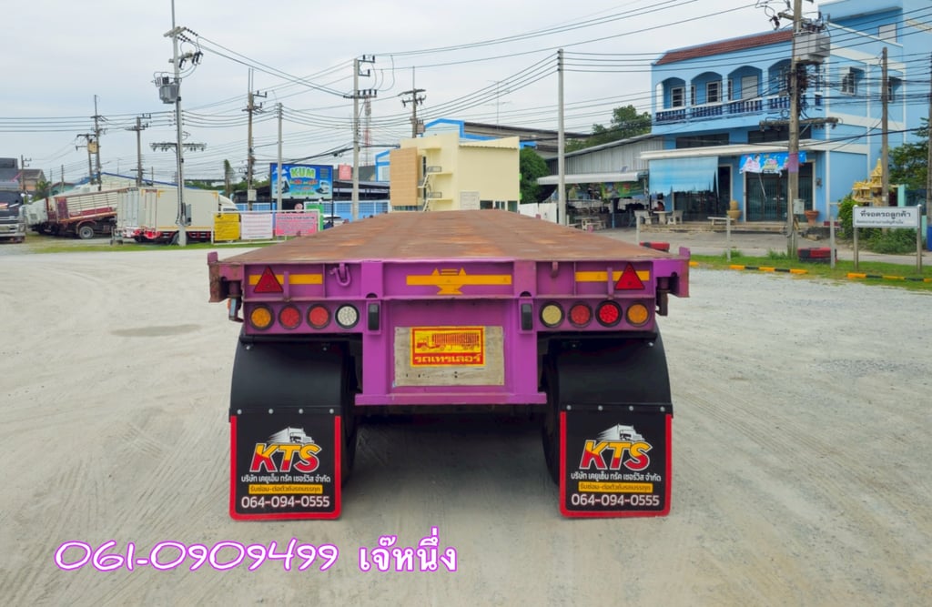 หางพื้นเรียบสามเพลา อู่ พนัสมาวิน ปี 2555 (7198)