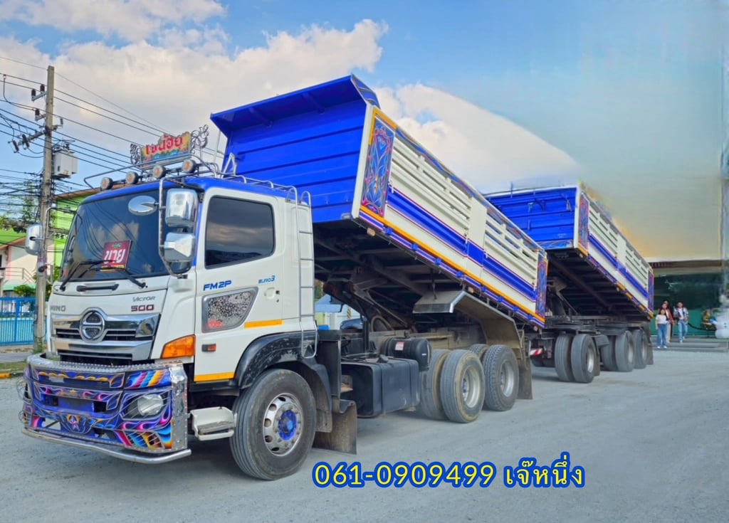 🔥ด่วน!! VายตัดSาคาพิเศษ สิบล้อดั้มพ์ Hino FM2P  380  แรงม้า ปี 61 (8844,8845)