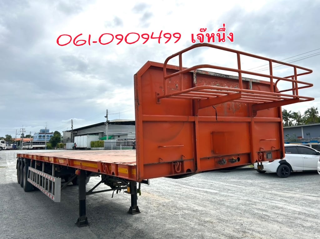 หางพื้นเรียบสามเพลา อู่ สามมิตร ปี 2565 (6080) หางพื้นเรียบสามเพลา อู่ สามมิตร ปี 2565 (6080)