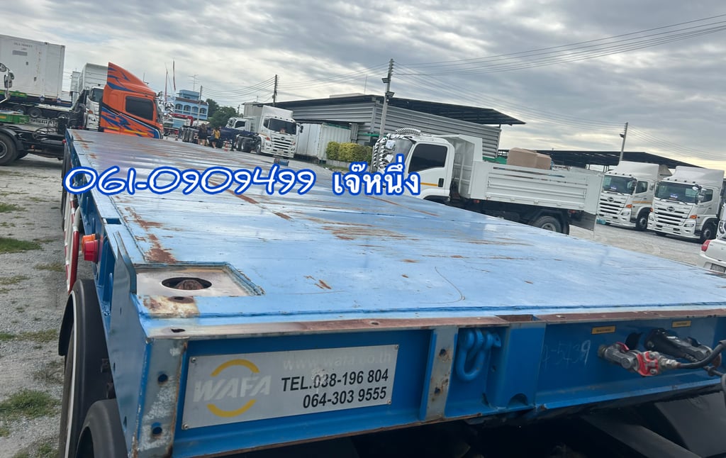 หางเเพื้นเรียบสามเพลา อู่ WAFA ปี 2565 (5439)