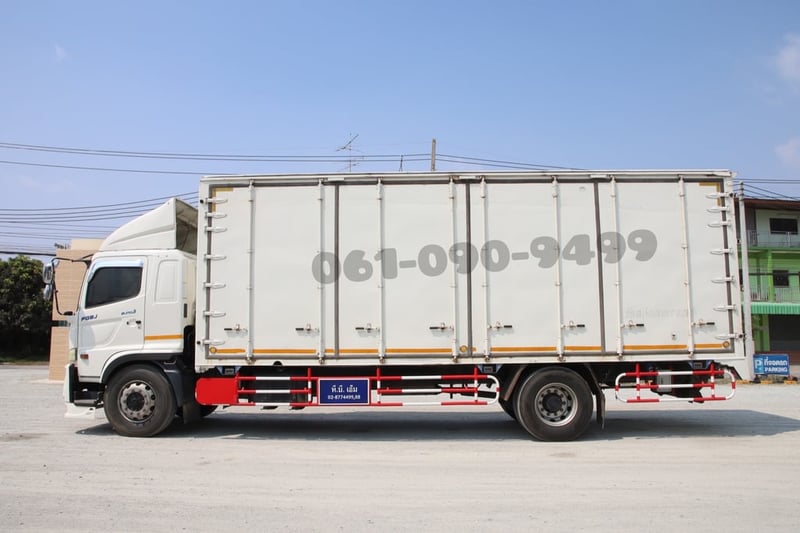 หกล้อตู้ Hino Victor มีคันเดียว‼️  ☎️โทร.เลย 061-0909499  หกล้อสิบบาน HINO FG8J  240 แรงม้า ปี 2561 (4378)