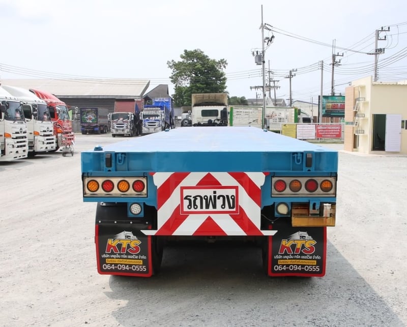 หางพื้นเรียบสามเพลา อู่ สหะกิจ ปี 2561 (5341)