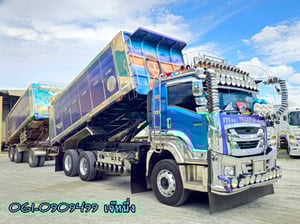 โปรช่วยดาวน์ 6% ของราคารถ สิบล้อดั้มพ์พ่วง Isuzu Fxz  360 แรงม้า ปี 66 ลูก ปี 65 (5236)