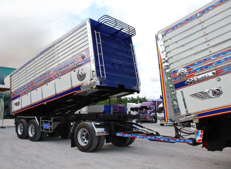 สิบล้อดั้มพ์พ่วง บรรทุก 30ตัน+  ☎️ โทรเลย 061-0909499   👉สิบล้อดั้มพ์พ่วง HINO FM1A  344 แรงม้า ปี 61 (3362,3363)