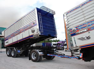 สิบล้อดั้มพ์พ่วง บรรทุก 30ตัน+  ☎️ โทรเลย 061-0909499   👉สิบล้อดั้มพ์พ่วง HINO FM1A  344 แรงม้า ปี 61 (3362,3363)