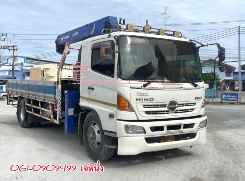 🔥ลดให้สุด หยุดไม่อยู่🔥 หกล้อติดเครน HINO FG8J 212 แรงม้า ปี 2556 (7098) 🔥ลดให้สุด หยุดไม่อยู่🔥 หกล้อติดเครน HINO FG8J 212 แรงม้า ปี 2556 (7098)