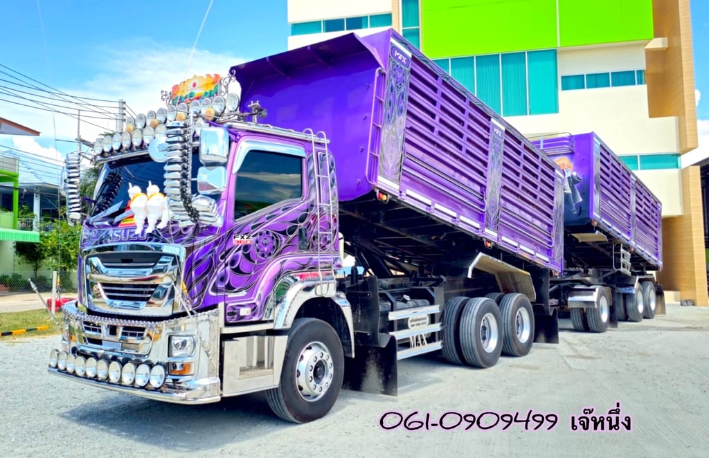 ทุนไม่พอ!! เราช่วยได้🔥🔥 สิบล้อดั้มพ์พ่วง Isuzu Fxz  360 แรงม้า ปี 2566 (9107,9108)