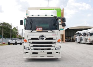 🔥 สิบล้อหัวลาก 380 ไมล์ 26,xxx km. ☎️สนใจโทร. 061-0909499  👉สิบล้อหัวลาก Hino Victor  380 แรงม้า ปี 65 (1796)