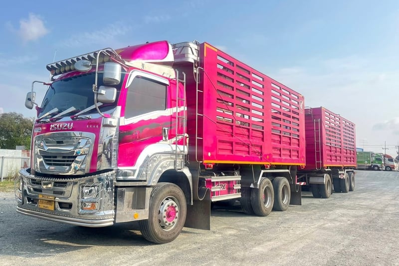 สิบล้อดั้มพ์พ่วง ISUZU FXZ  360 แรงม้า ปี 65 (2591)