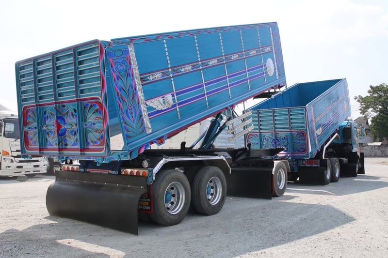 สิบล้อดั้มพ์พ่วง HINO FM2P  380 แรงม้า ยังไม่จดทะเบียน   (2344)