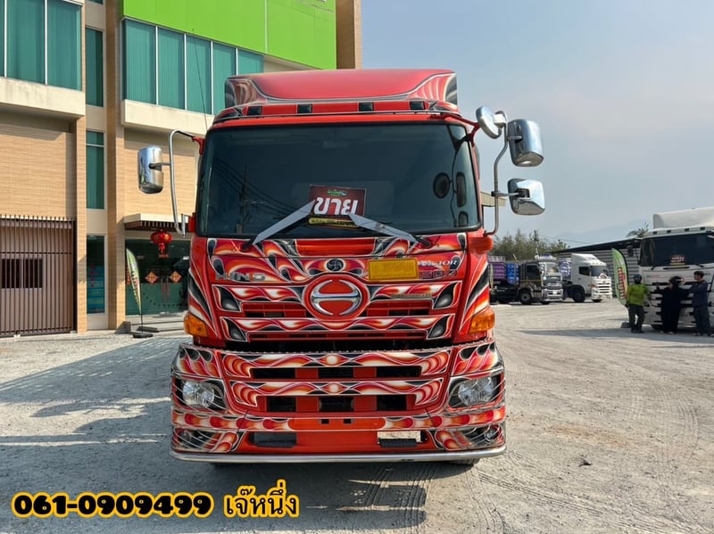 12 ล้อหัวลาก Hino FM1A 344  (9078) หางเซมิดั้มพ์สองเพลา อู่ CTT ปี 2566 (9079)