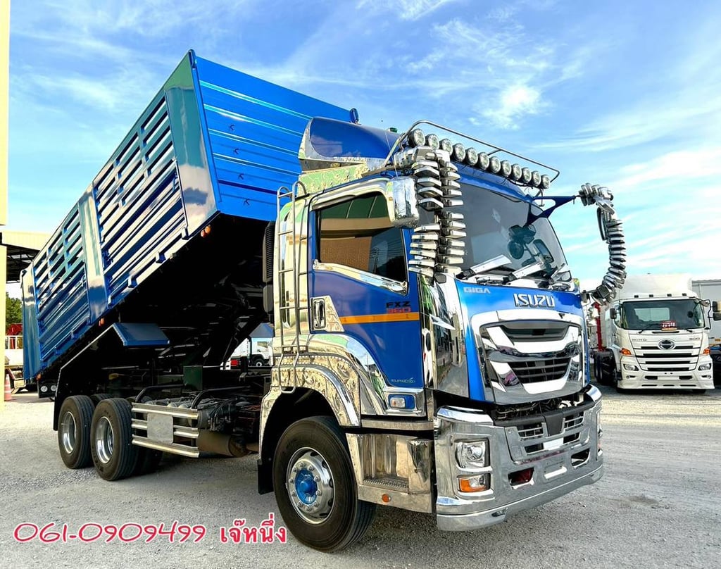 💥โปรขั้นบันได ยิ่งซื้อยิ่งลด สิบล้อดั้มพ์ Isuzu Fxz 360 แรงม้า ปี 2565 (3502) 💥โปรขั้นบันได ยิ่งซื้อยิ่งลด สิบล้อดั้มพ์ Isuzu Fxz 360 แรงม้า ปี 2565 (3502)
