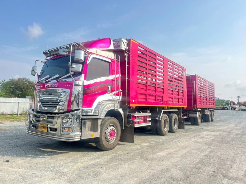 สิบล้อดั้มพ์พ่วง ISUZU FXZ  360 แรงม้า ปี 65 (2591)