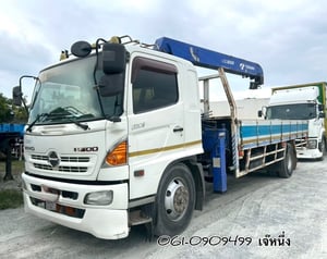 หกล้อติดเครน HINO FG8J  212 แรงม้า 2556 (7098)