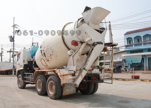 🔥ใครหาอยู่ก็อย่าช้า🔥 โทร.มาเลยตอนนี้ 061-0909499   สิบล้อโม่ปูน HINO FM1A  330 แรง ปี 56  ✔️โม่ 7 คิว LIEBHERR (9081)