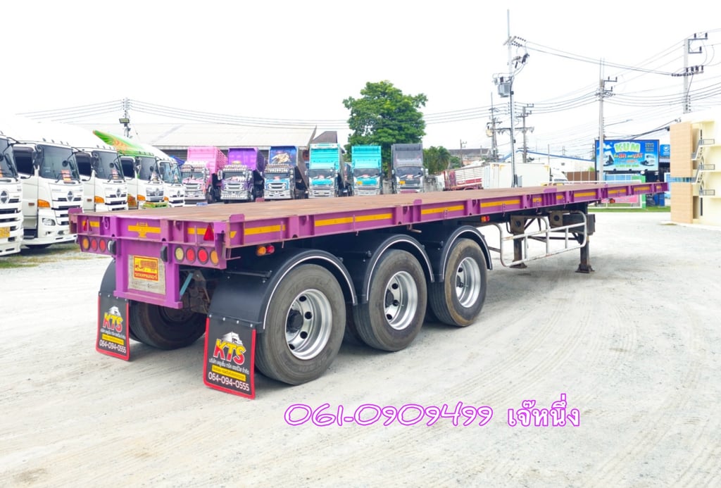 หางพื้นเรียบสามเพลา อู่ พนัสมาวิน ปี 2555 (7198)