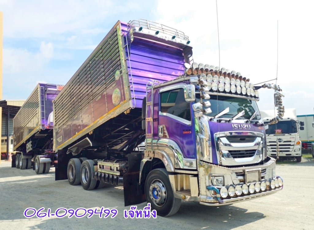 🔥ลดล้างสต๊อก สิบล้อดั้มพ์พ่วง Isuzu Fxz 360 แรงม้า ปี 2566 (3111) 🔥ลดล้างสต๊อก สิบล้อดั้มพ์พ่วง Isuzu Fxz 360 แรงม้า ปี 2566 (3111)