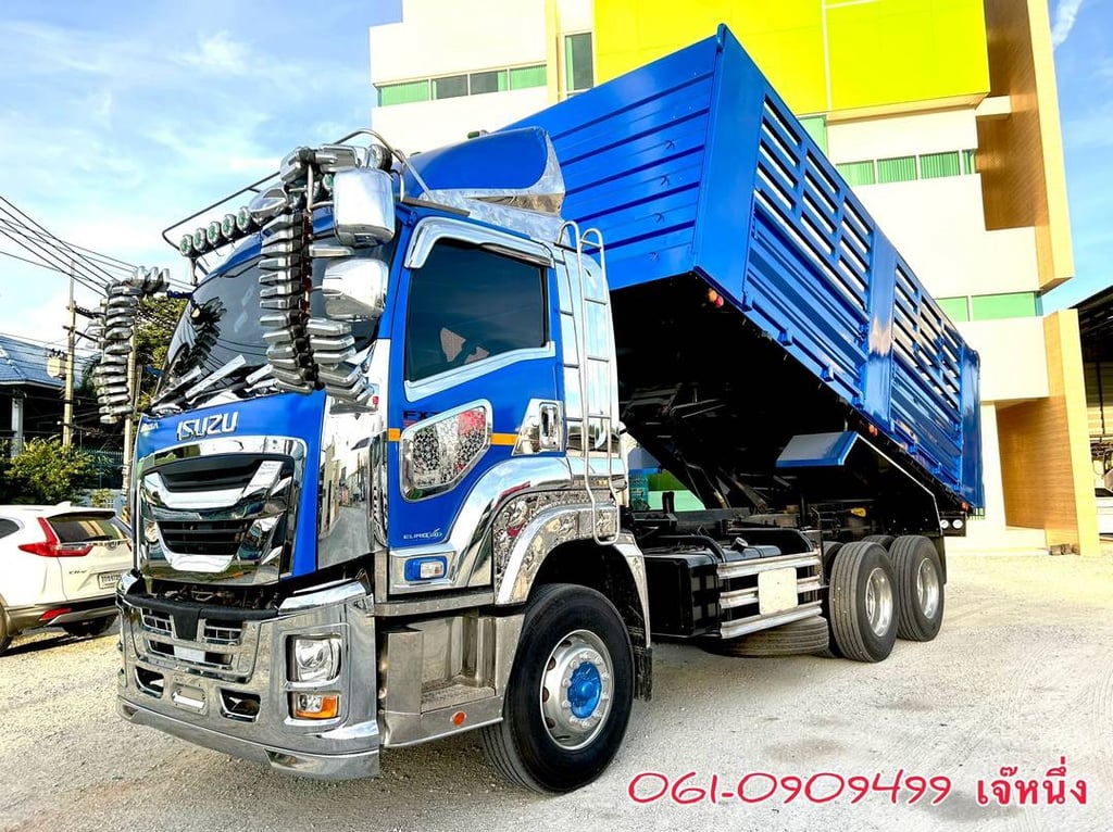 💥โปรขั้นบันได ยิ่งซื้อยิ่งลด สิบล้อดั้มพ์ Isuzu Fxz 360 แรงม้า ปี 2565 (3502) 💥โปรขั้นบันได ยิ่งซื้อยิ่งลด สิบล้อดั้มพ์ Isuzu Fxz 360 แรงม้า ปี 2565 (3502)