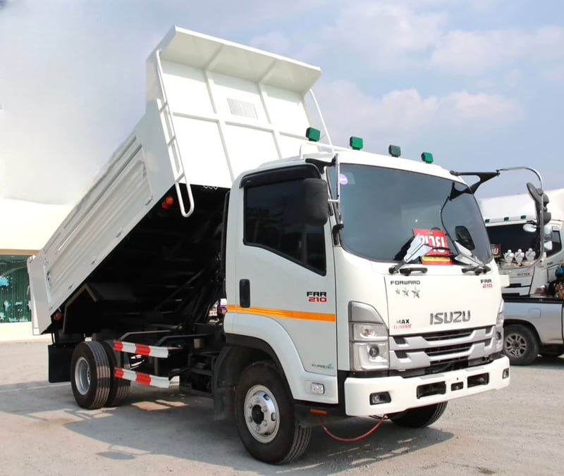 👉หกล้อดั้มพ์ isuzu Frr 210 แรงม้า ปี 2566 (4606)