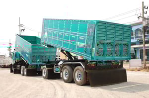 สิบล้อดั้มพ์พ่วง ISUZU FXZ  360 แรงม้า ปี 65 (1245,1246)