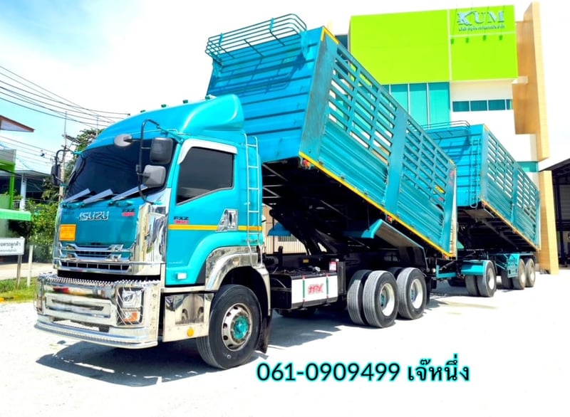 ทุนไม่พอ!! เราช่วยได้🔥🔥 สิบล้อดั้มพ์พ่วง Isuzu Fxz  360 แรงม้า ปี 2566 (5392)
