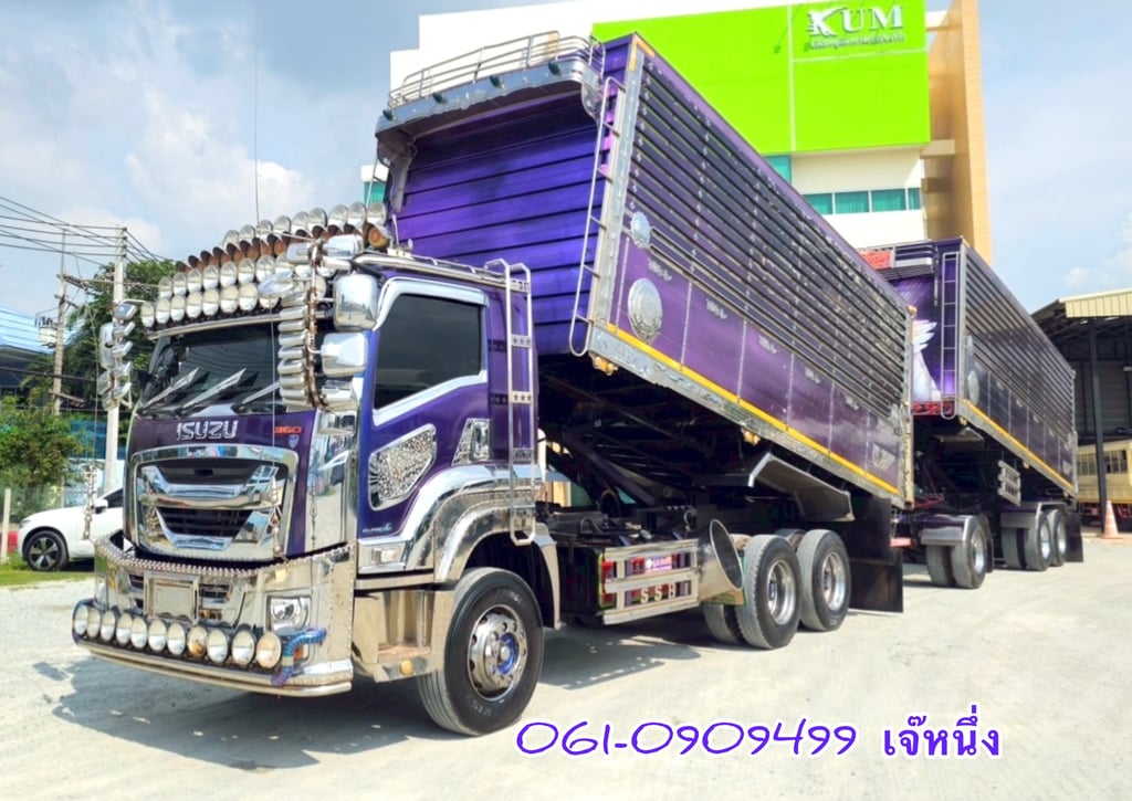 🔥ช่วยดาวน์  200,000 บาn‼️  สิบล้อดั้มพ์พ่วง Isuzu Fxz 360 แรงม้า ปี 2566 (3111)
