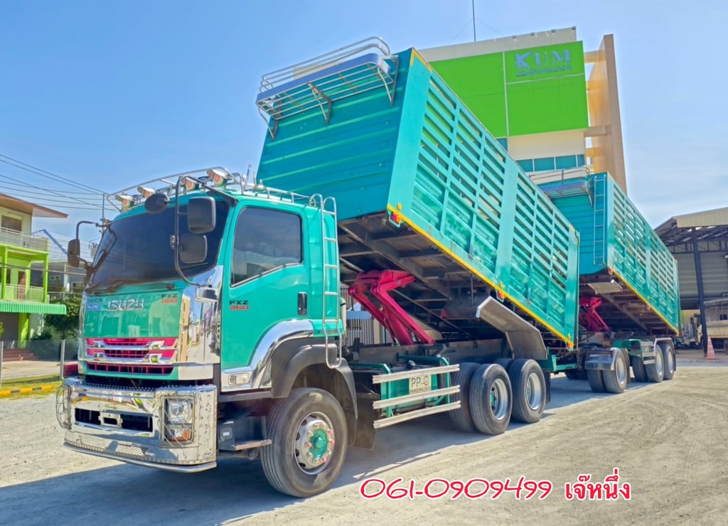 🔥ด่วน!! VายตัดSาคาพิเศษ 👉สิบล้อดั้มพ์พ่วง Isuzu Fxz  360 แรงม้า ปี 2566 (4795)