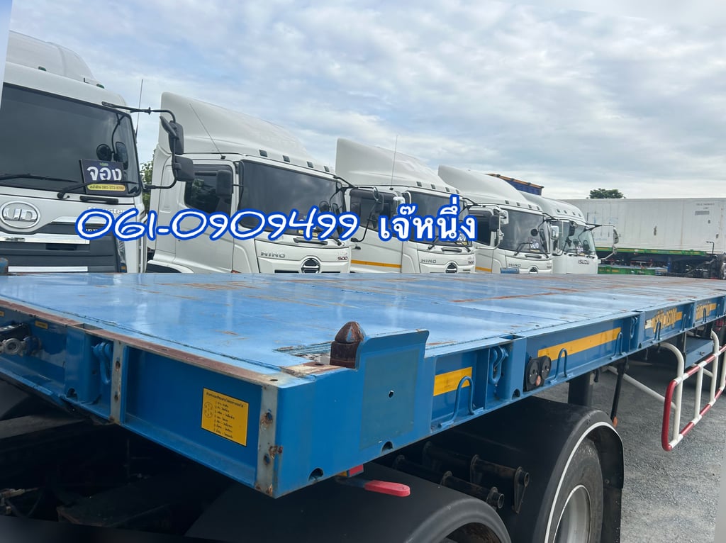 หางเเพื้นเรียบสามเพลา อู่ WAFA ปี 2565 (5439)