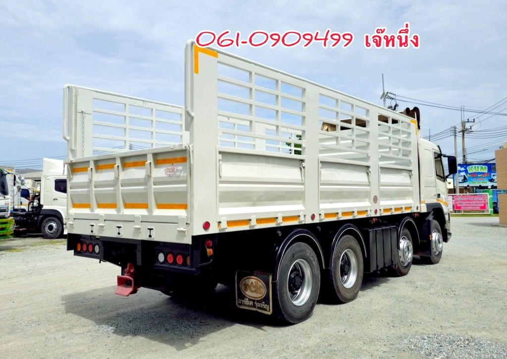 สิบสองล้อกระบะคอก  Volvo FM 440 แรงม้า ปี 2556 (2890)