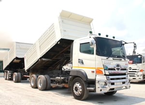  สิบล้อดั้มพ์พ่วง Hino FM1A  344 แรงม้า ปี 2560 (2539)