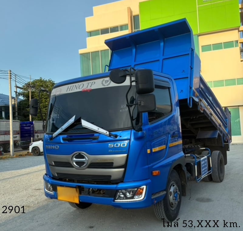 🔥 ขายตัด! Sาคาพิเศษ ไมล์เพียง 5 หมื่นโล 👉หกล้อดั้มพ์ HINO FC9J 210 แรงม้า ปี 66 (2901) .