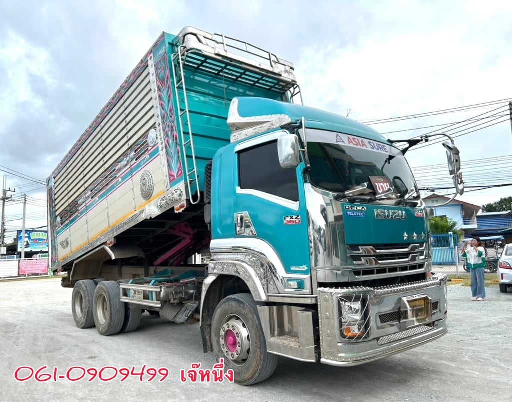 🔥จองวันนี้อีก 2 เดือนค่อยรับรถก็ได้ สิบล้อดั้มพ์เดี่ยว Isuzu Fxz 360 แรงม้า ปี 2566 (8073)