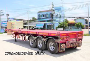 หางพื้นเรียบสามเพลา อู่ เดอะซัน ปี 2565 (0376) หางพื้นเรียบสามเพลา อู่ เดอะซัน ปี 2565 (0376)