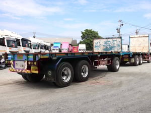 หางพ่วงพื้นเรียบสามเพลา อู่ ซุ่นชัย ปี 2559 (2767)