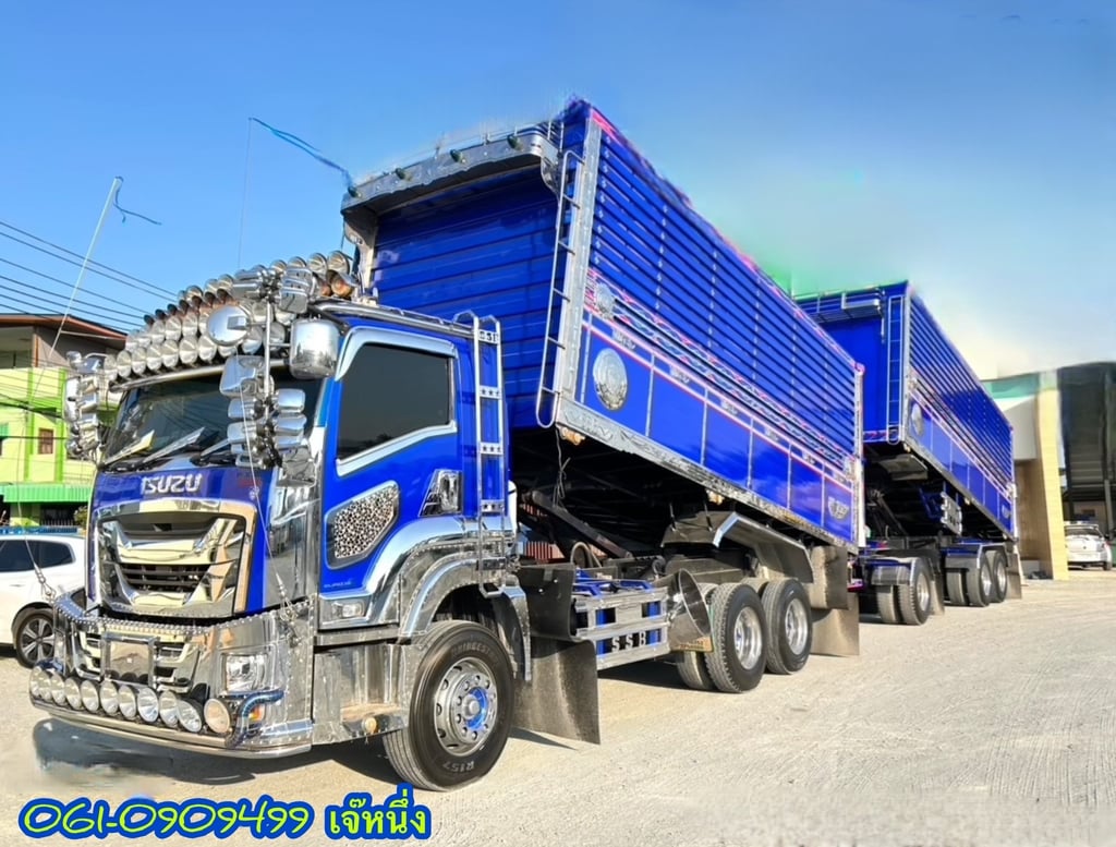 โปรช่วยดาวน์ 6% ของราคารถ สิบล้อดั้มพ์พ่วง Isuzu Fxz 360 แรงม้า ปี 2566 (3111)