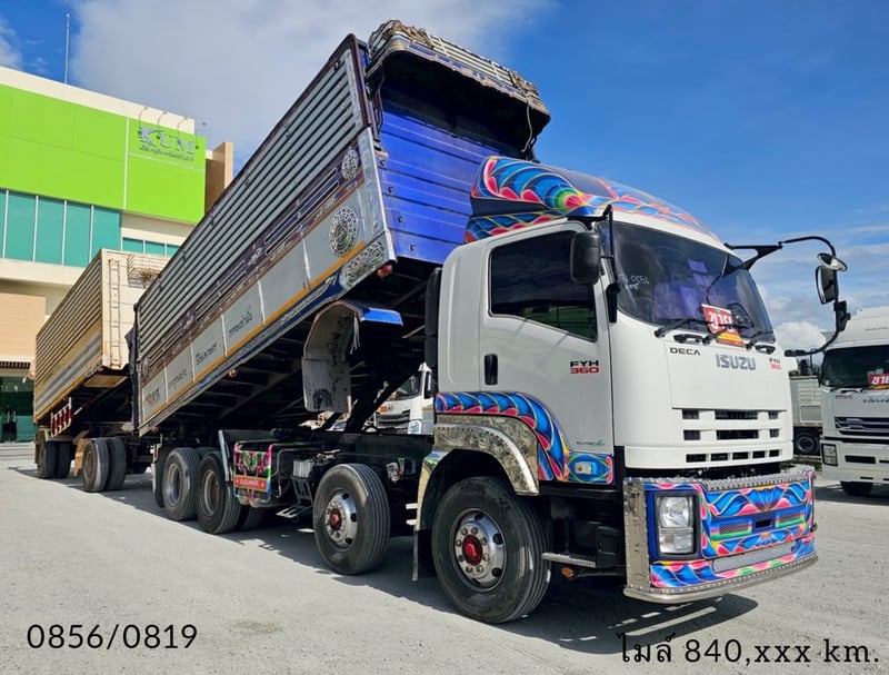 🔥 ขายตัด! ใครช้าคือพลาด ☎️สนใจโทร. 061-0909499  >> 12 ล้อดั้มพ์เกษตร ISUZU FYH 360 แรงม้า ปี 2555 (0856)