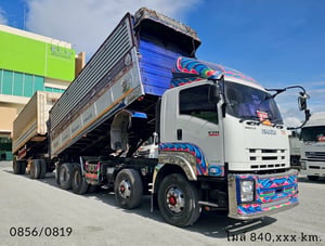 🔥 ขายตัด! ใครช้าคือพลาด ☎️สนใจโทร. 061-0909499  >> 12 ล้อดั้มพ์เกษตร ISUZU FYH 360 แรงม้า ปี 2555 (0856)