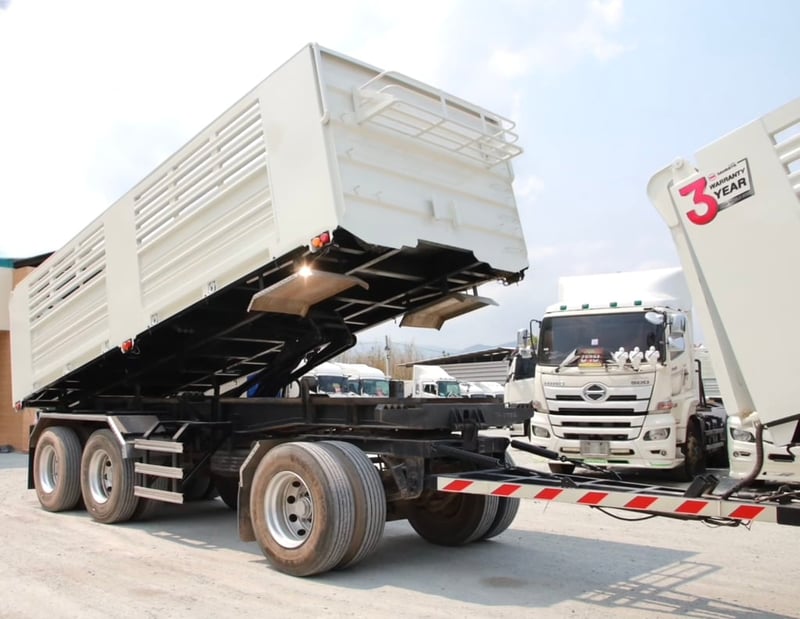 สิบล้อดั้มพ์พ่วง Hino FM1A  344 แรงม้า ปี 2560 (2539)