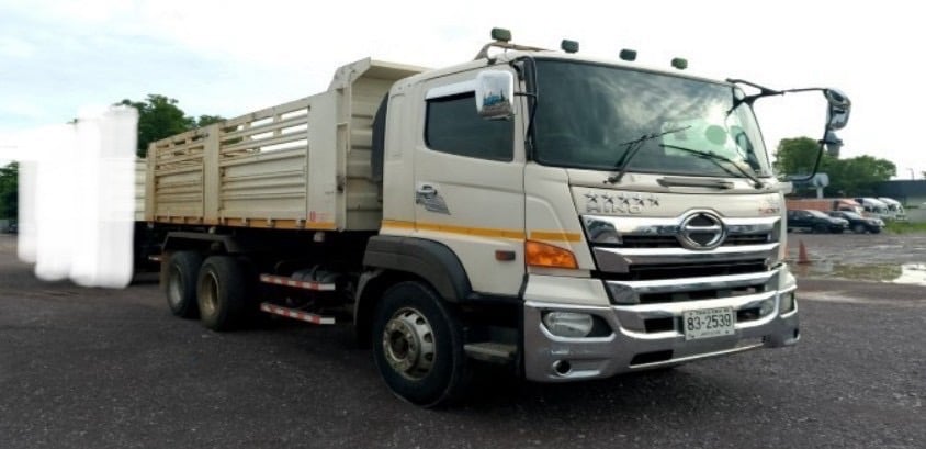 🔥 Vายตัด สิบล้อดั้มพ์เดี่ยว Hino Victor  344 แรงม้า ปี 2560 (2539)