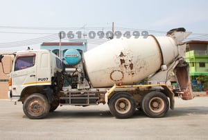 🔥ใครหาอยู่ก็อย่าช้า🔥 โทร.มาเลยตอนนี้ 061-0909499   สิบล้อโม่ปูน HINO FM1A  330 แรง ปี 56  ✔️โม่ 7 คิว LIEBHERR (9081)