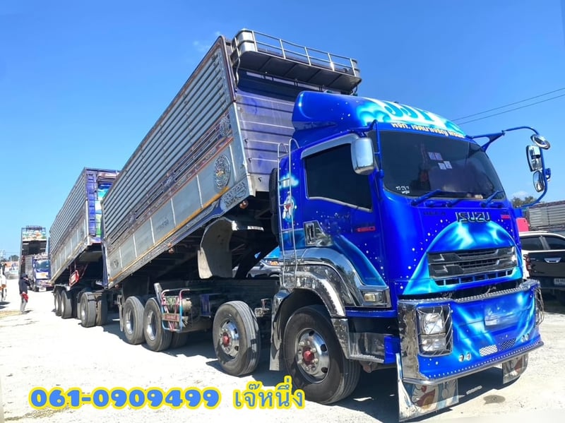 🔥Vายตัด 12 ล้อดั้มพ์พ่วงเกษตรชุดใหญ่ ISUZU FYH 360 แรงม้า ปี 2557 (2501,2502) 🔥Vายตัด 12 ล้อดั้มพ์พ่วงเกษตรชุดใหญ่ ISUZU FYH 360 แรงม้า ปี 2557 (2501,2502)