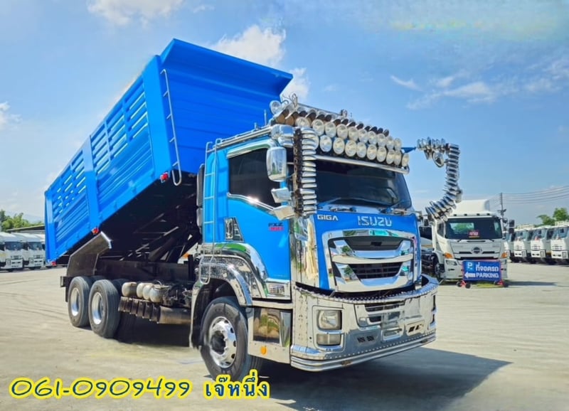 🔥 ลดล้างสต๊อก สิบล้อดั้มพ์เดี่ยว ISUZU FXZ  360 แรงม้า ปี 65 (1694)