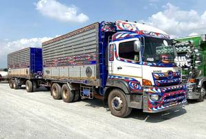 💥ซื้อตอนนี้คุ้มที่สุดแล้ว บรรทุก 30ตัน‼️  สิบล้อดั้มพ์เกษตรแม่ลูก HINO FM1A 344 แรงม้า ปี 2561 (3362,3363)